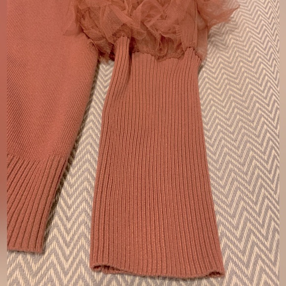 NWT! Cato gorgeous sweater. Sheer sleeves with wide ribbed cuffs. Size 26/28. - Picture 4 of 6